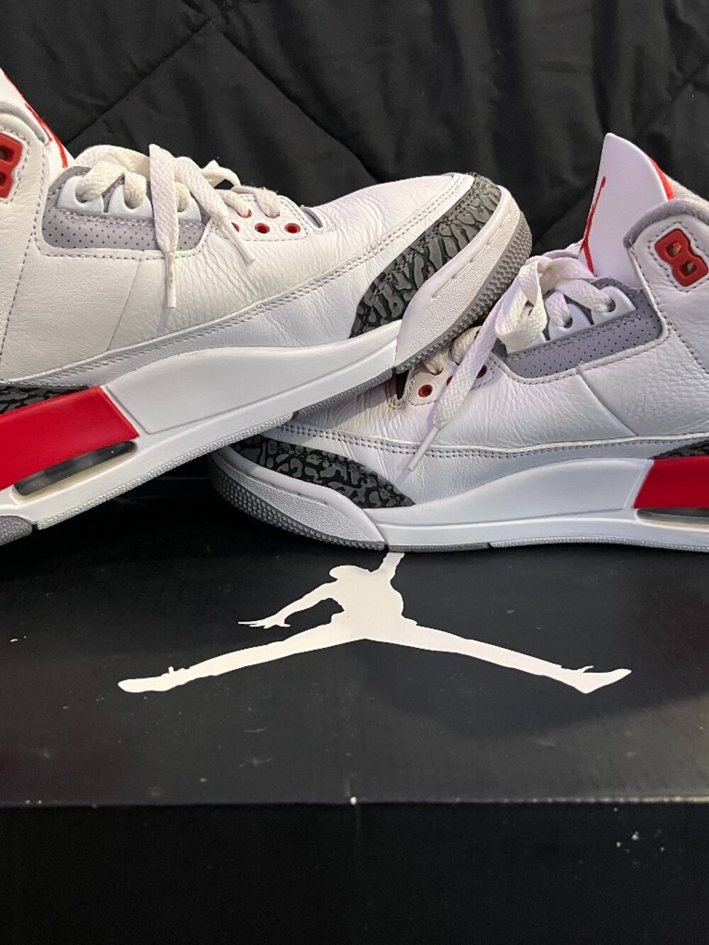 🔥 Air Jordan 3 Fire Red – Men's Size 9.5 – Very Clean! 🔥